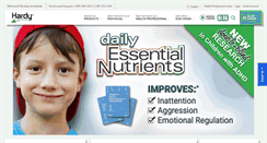 Desktop Screenshot of hardynutritionals.com